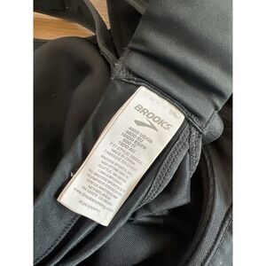 Brooks Black Sports Bra Full Support Racerback Wirefree Size 40DD